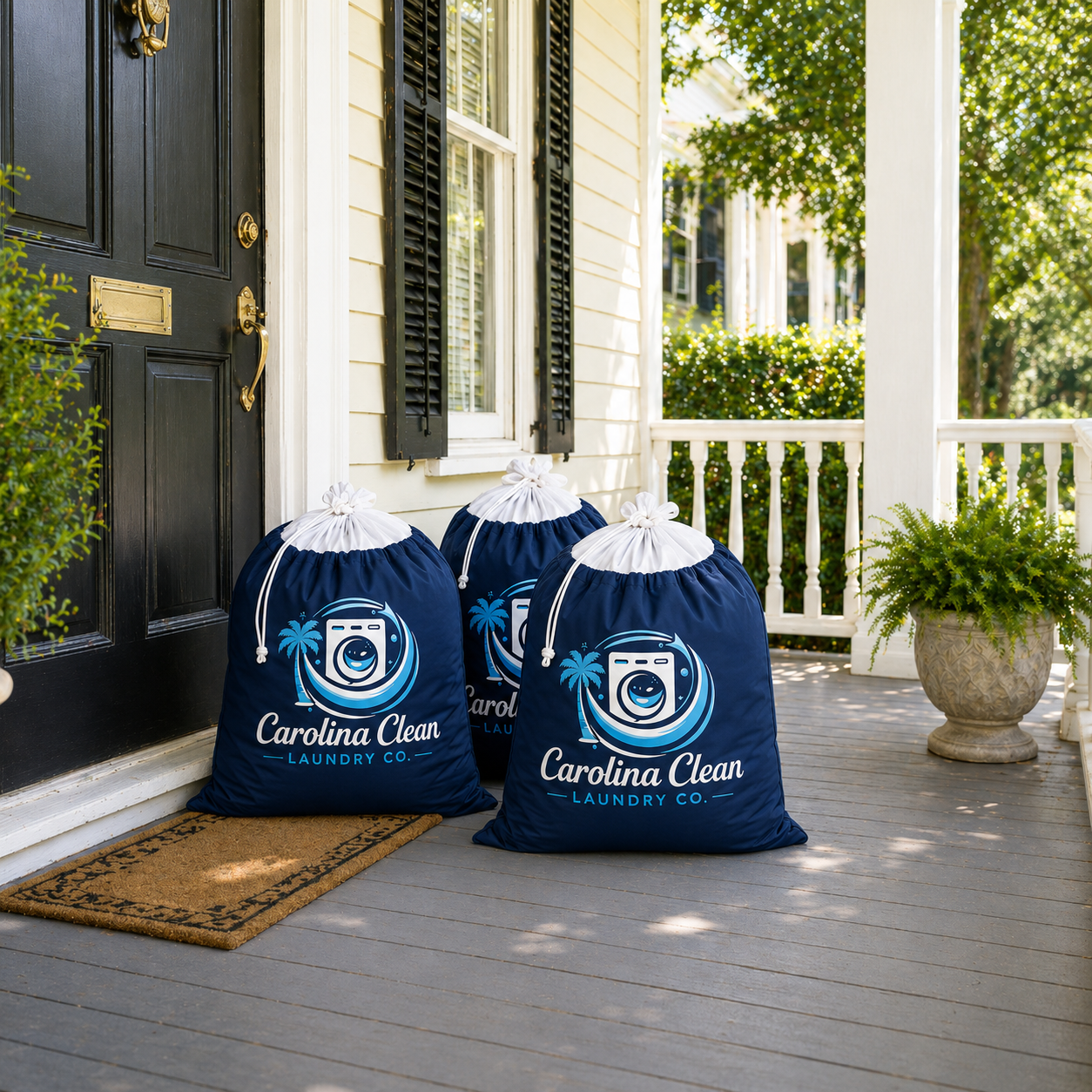 Carolina Clean Branded Laundry Bags Delivered To Door